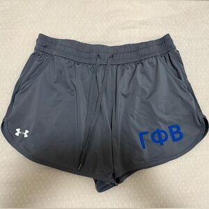 Under Armour Gray Gamma Phi Athletic Shorts